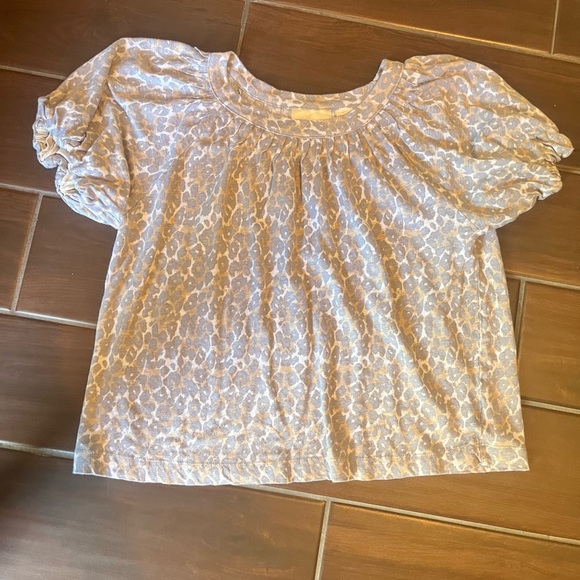 Maeve by Anthropologie Leopard Blouse Sz M - Picture 2 of 4
